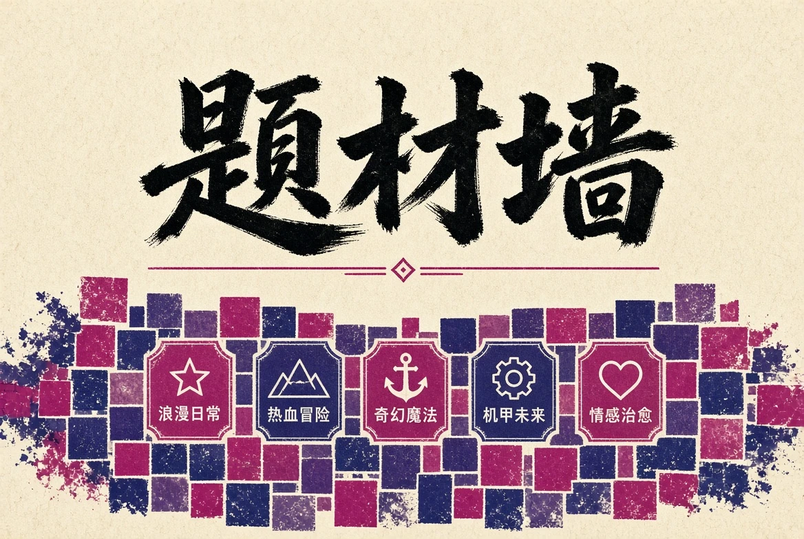 动漫题材阅读提示